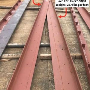 Custom Lintels – 10″x4x”1/2 and 12″x4″x1/2″