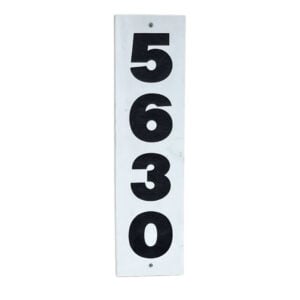 Vertical Veneer Address Stone